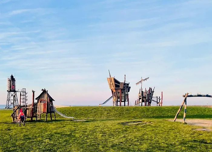 Дом отдыха Luettje Deichvilla Xl Wurster Nordseekuste